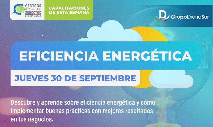 Centro de Negocios realiza capacitación de eficiencia energética