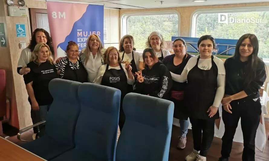 Con expo a bordo conmemoran el Día de la Mujer en Palena