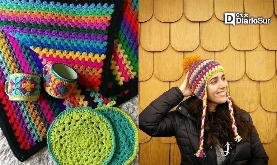 Sawá Hecho a Mano: los coloridos trabajos en lana del emprendimiento que llegó a Coyhaique 