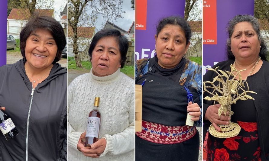 Cuatro mujeres representarán a Los Ríos en Expo Feria Emprendedoras Indígenas 2023