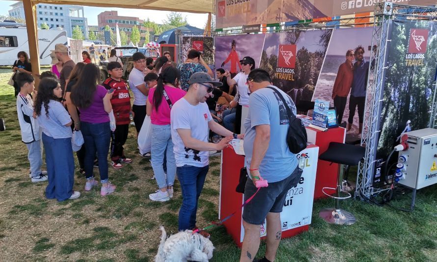 Emprendedores y atractivos turísticos de Los Lagos se lucieron en "Mundo Outdoor"