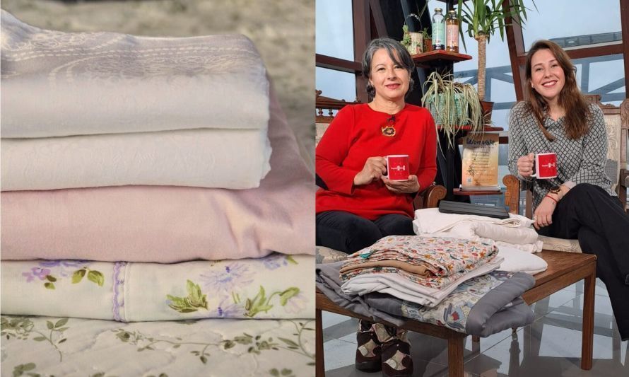 Nido de París: ropa de cama única y sustentable que se elabora desde Valdivia 