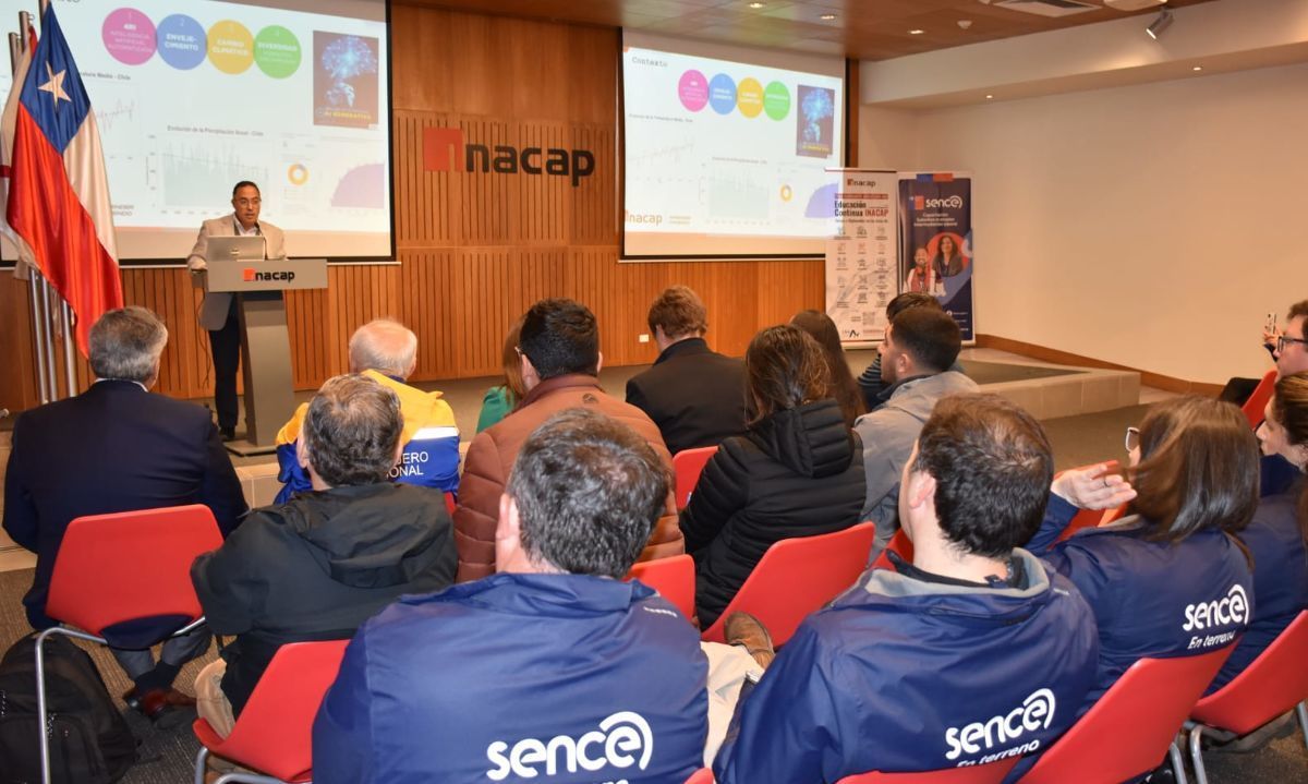 El encuentro se realizó en Inacap Valdivia. Crédito: Sence Los Ríos.