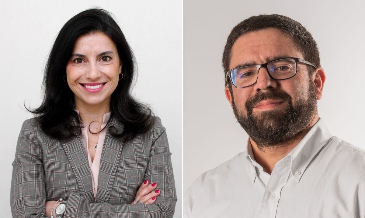 Jocelyn Olivari, gerenta de Innovación de Corfo y Eduardo Arancibia, director de Corfo Los Lagos.